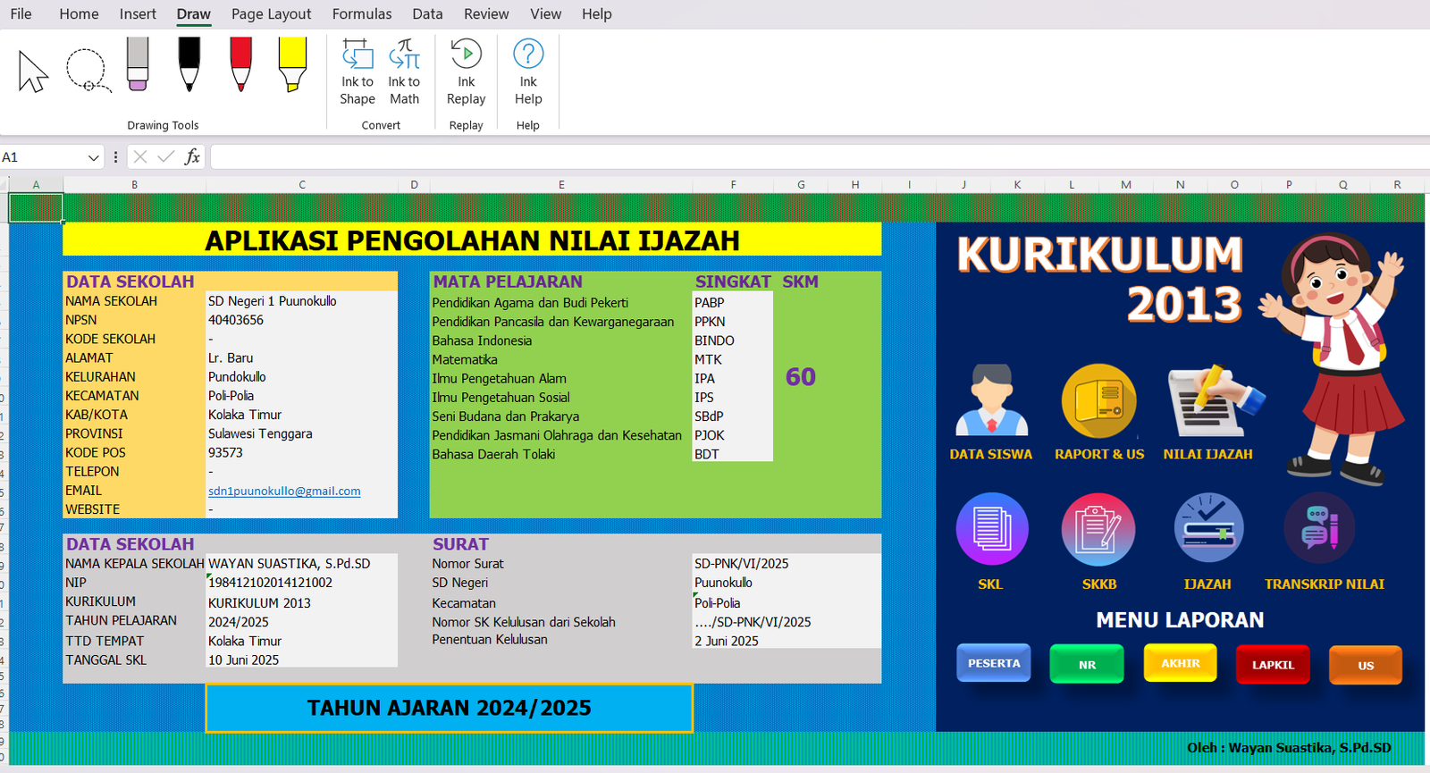 aplikasi ijazah k-13