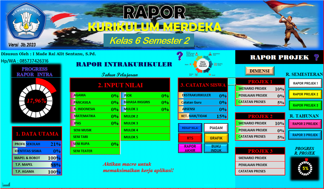 Aplikasi Rapor Kumer Semester 2